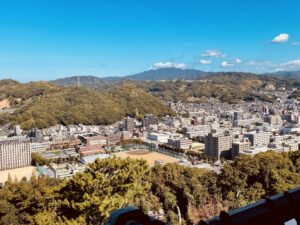 松山大学周辺の風景