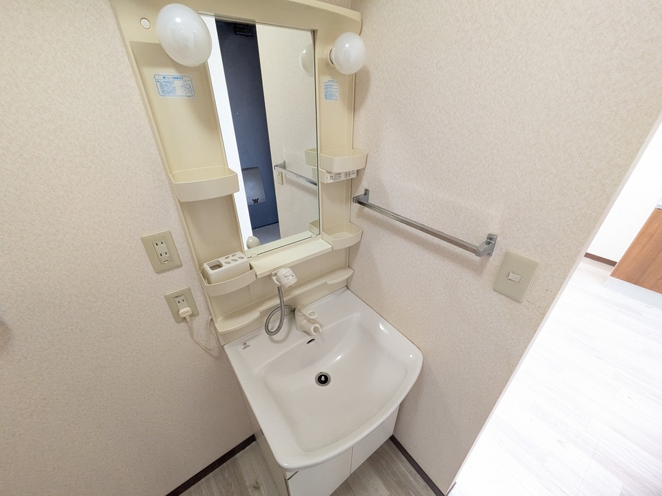 シャワー付洗面化粧台