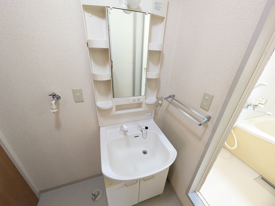 シャワー付洗面化粧台