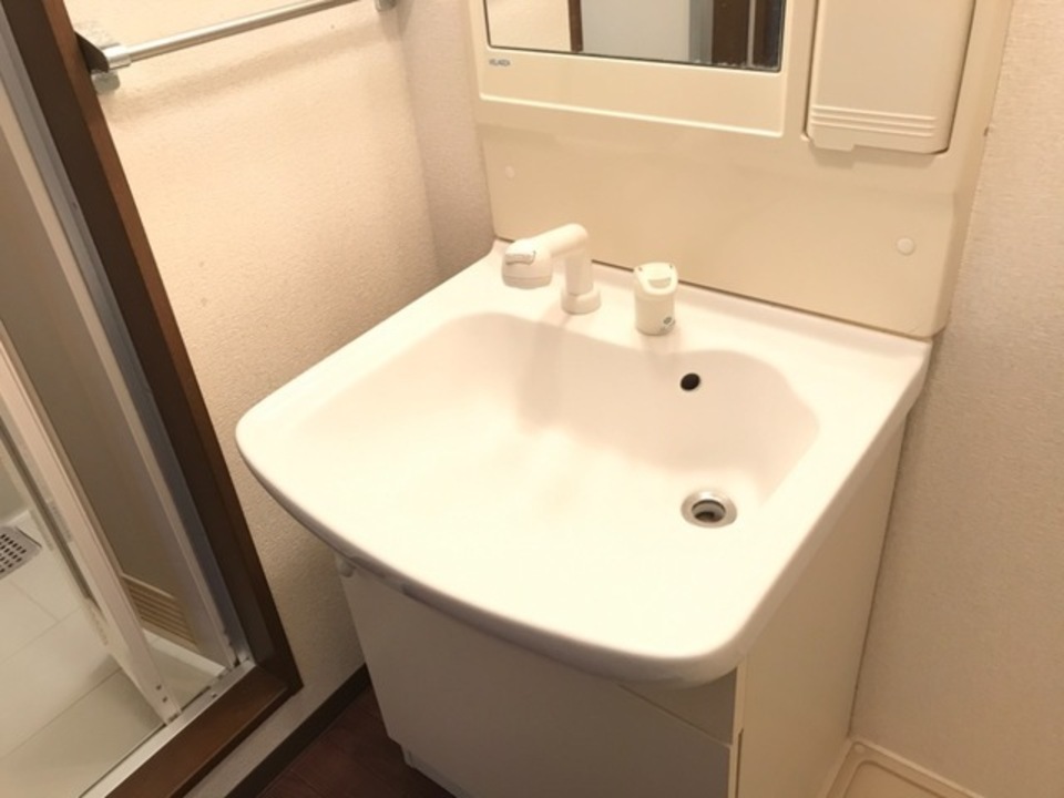 シャワー付洗面化粧台