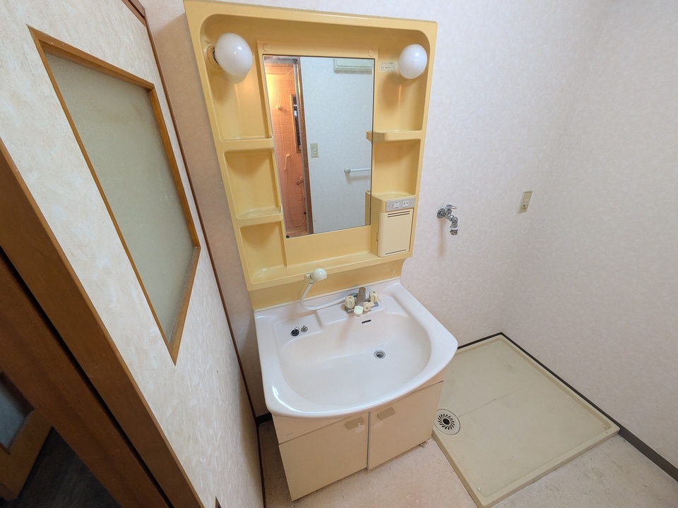 シャワー付洗面化粧台