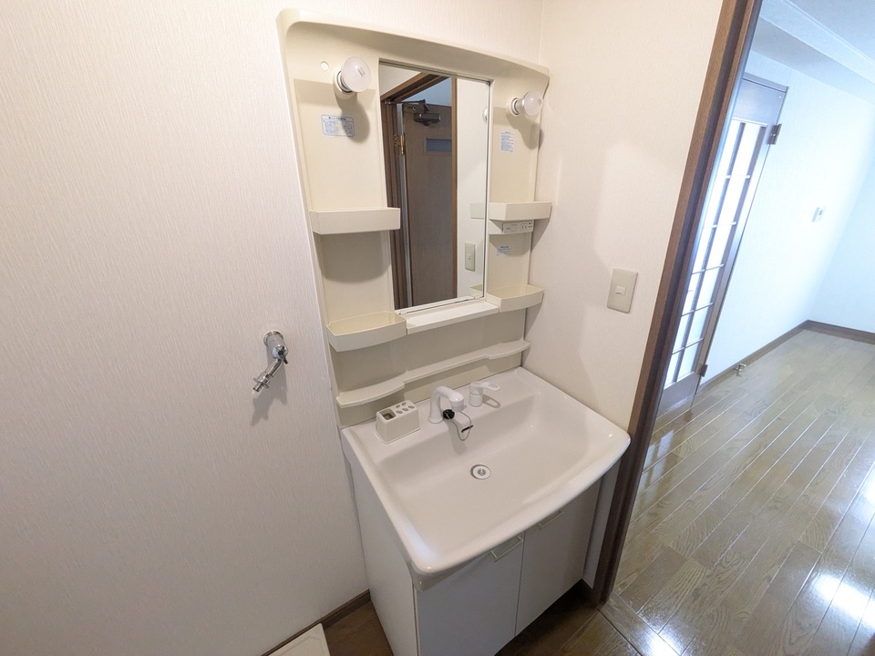 シャワー付洗面化粧台