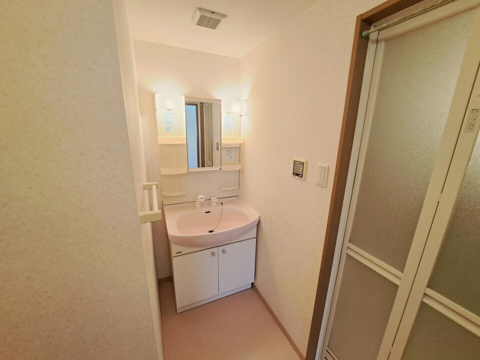 シャワー付洗面化粧台