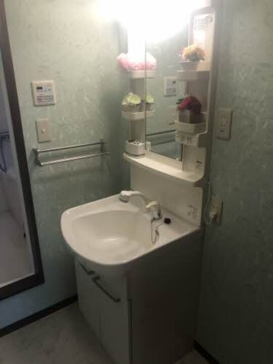 シャワー付洗面化粧台