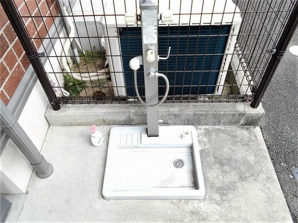 ペット足洗い場