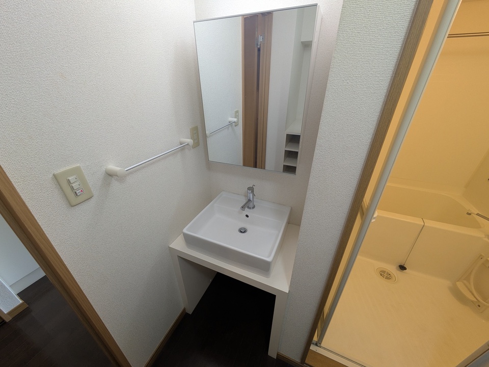 シャワー付洗面化粧台
