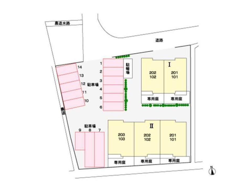 ?・?棟　配置図