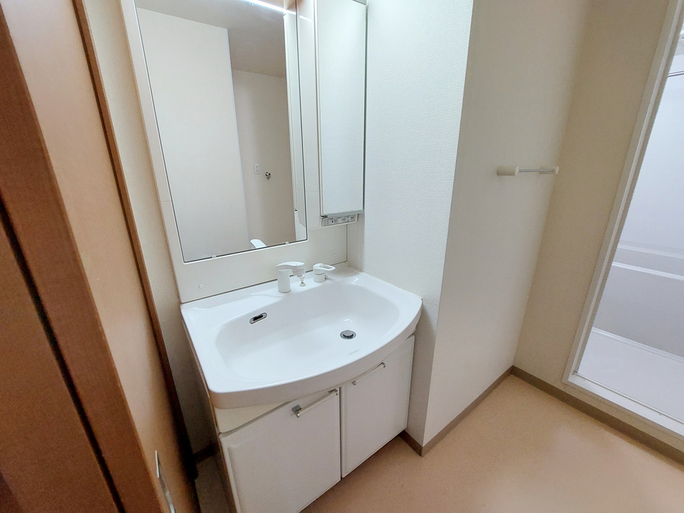 シャワー付洗面化粧台