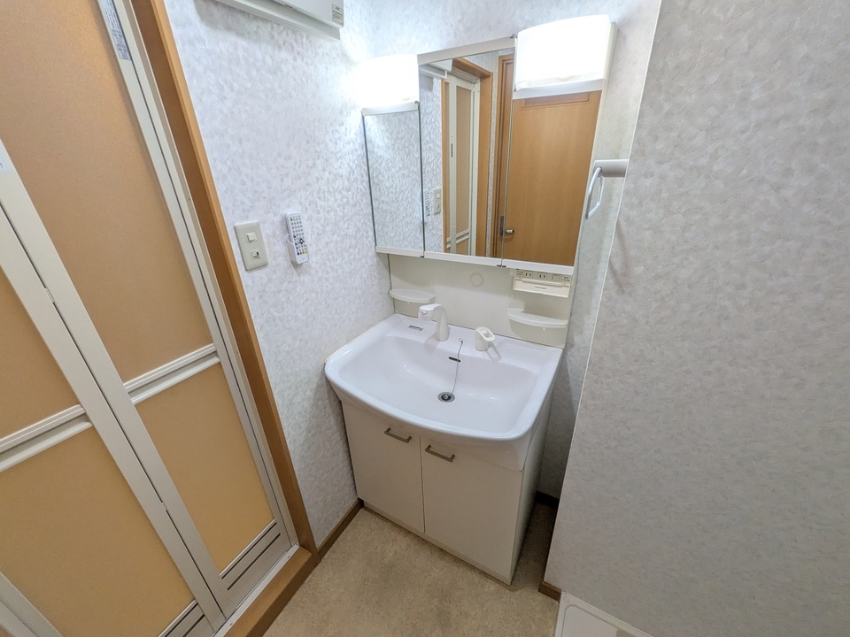 シャワー付洗面化粧台