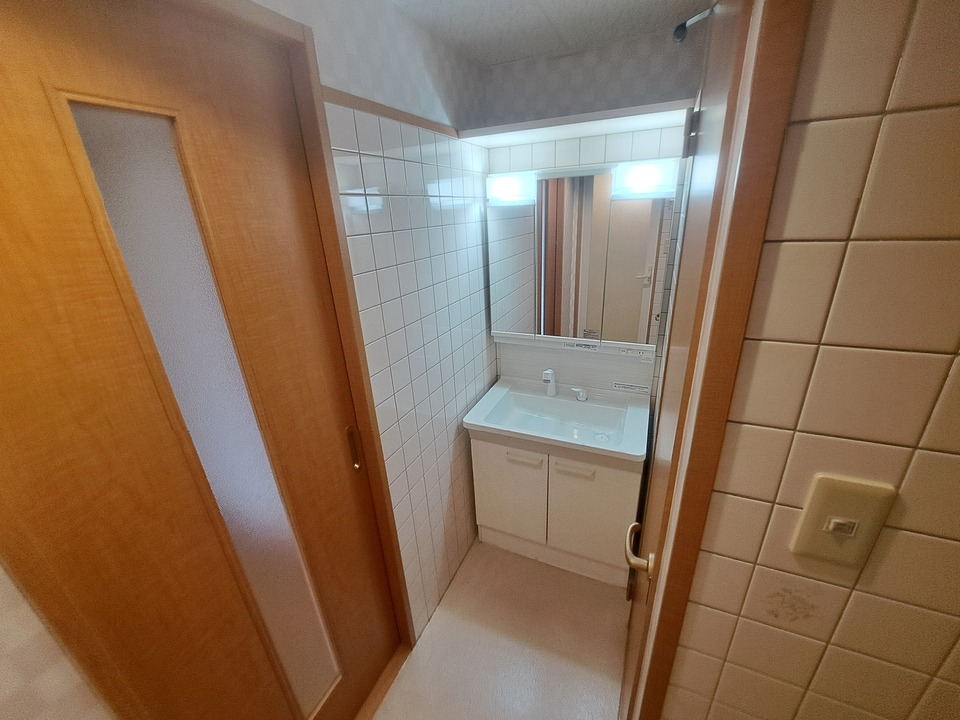 シャワー付洗面化粧台