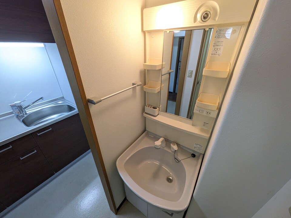 シャワー付洗面化粧台
