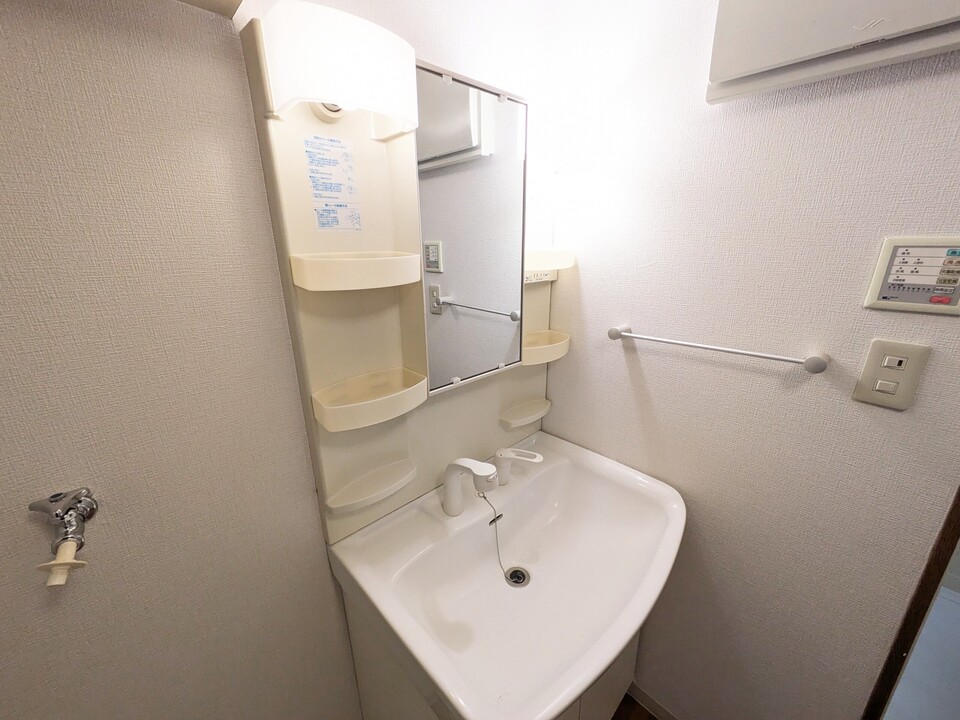 シャワー付洗面化粧台