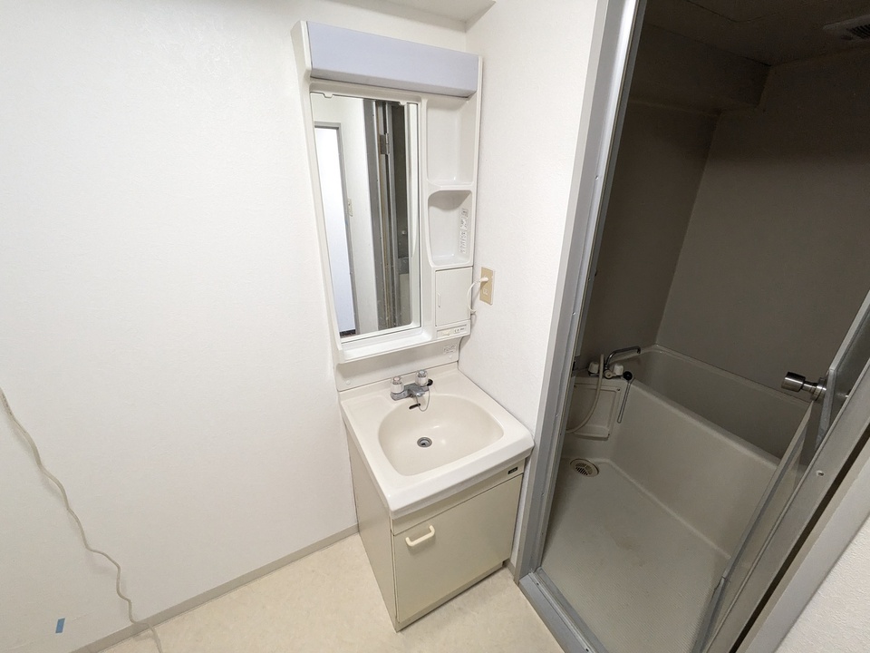 シャワー付洗面化粧台