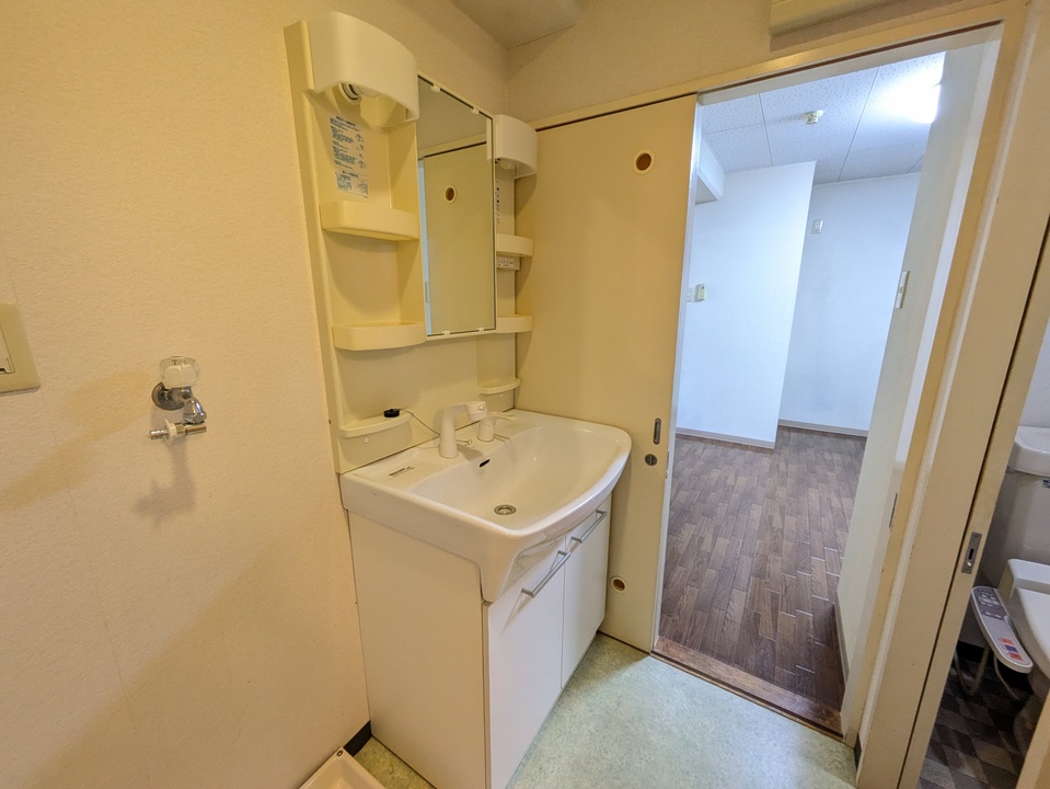 シャワー付洗面化粧台
