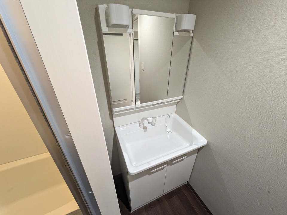 シャワー付洗面化粧台