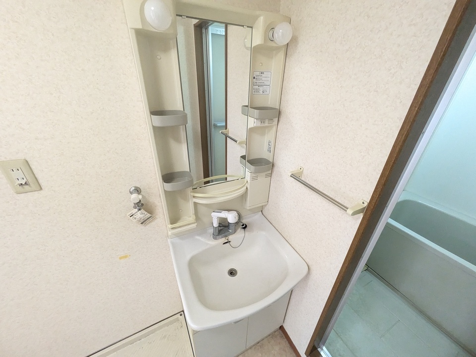 シャワー付洗面化粧台