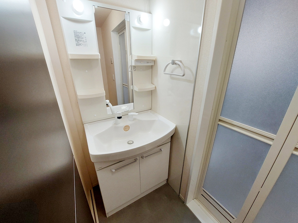 シャワー付洗面化粧台