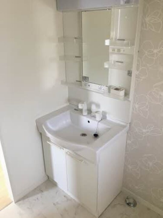 シャワー付洗面化粧台