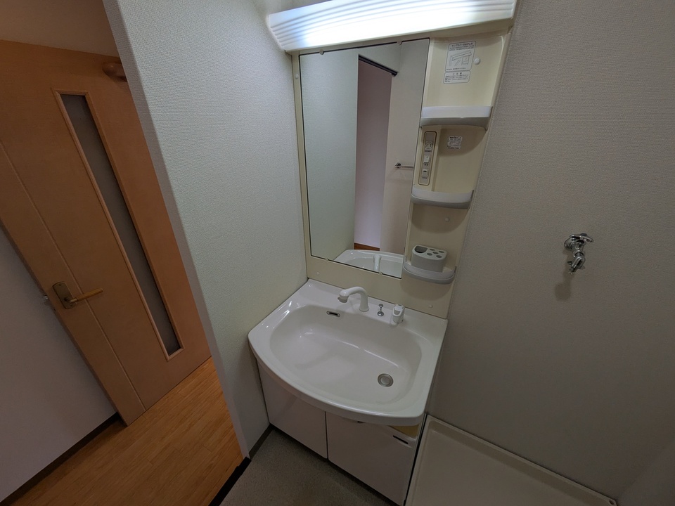 シャワー付洗面化粧台