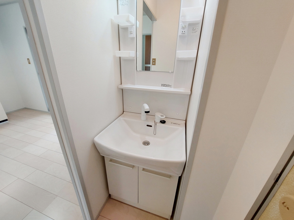 シャワー付洗面化粧台