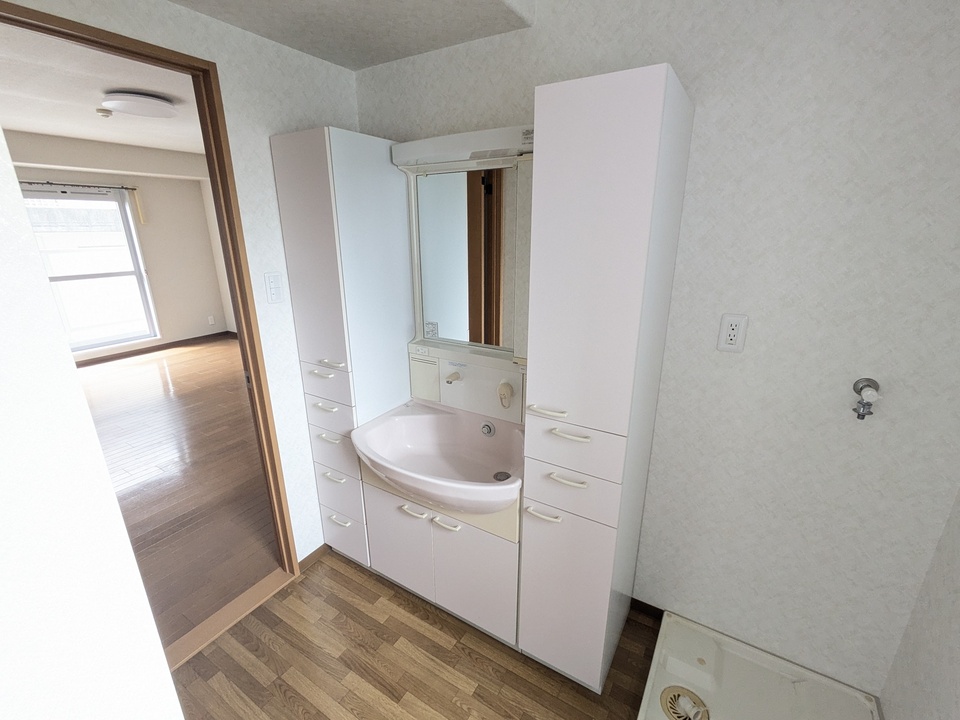 シャワー付洗面化粧台