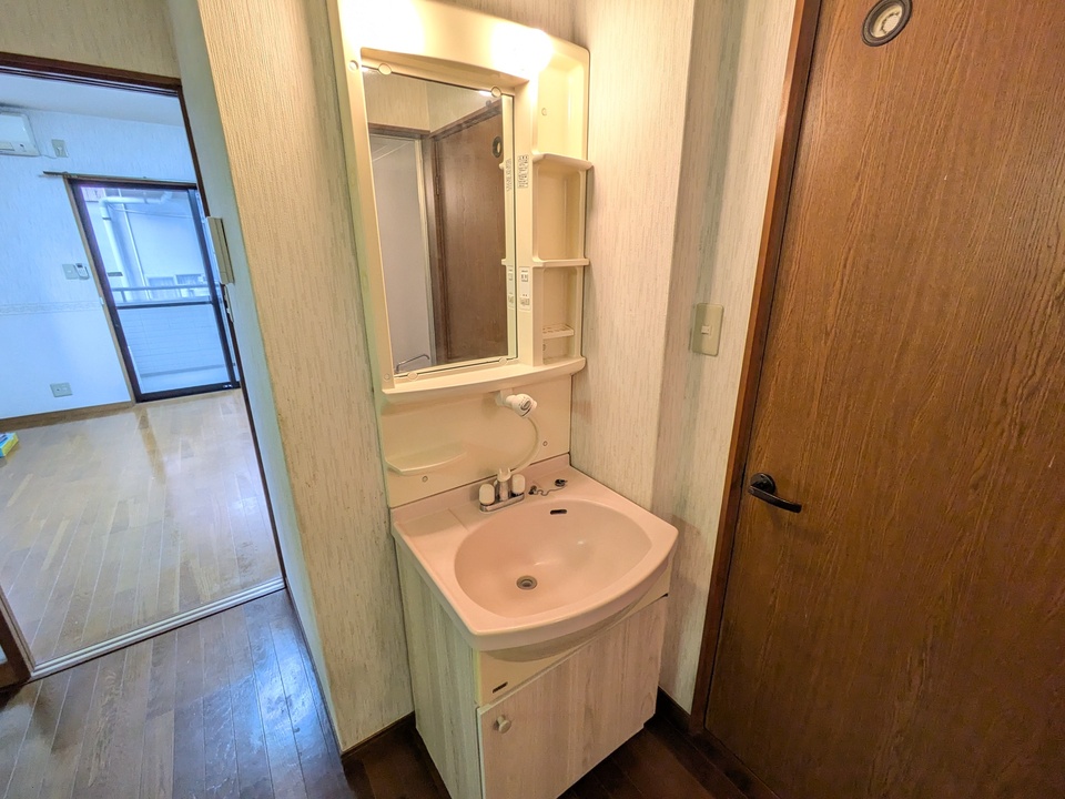 シャワー付洗面化粧台