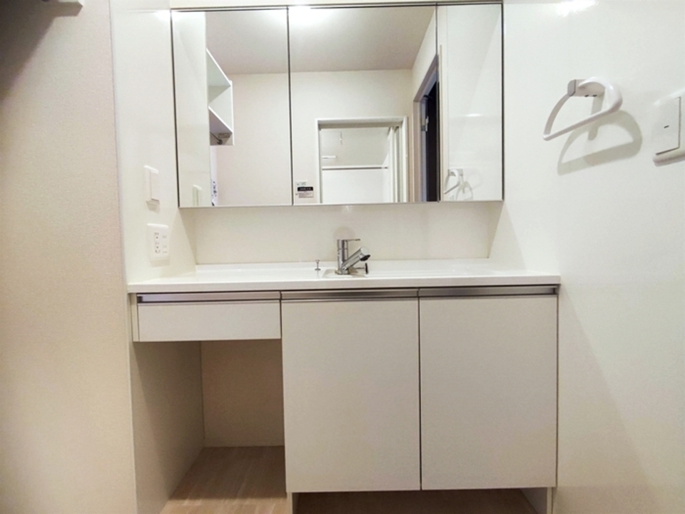 シャワー付洗面化粧台