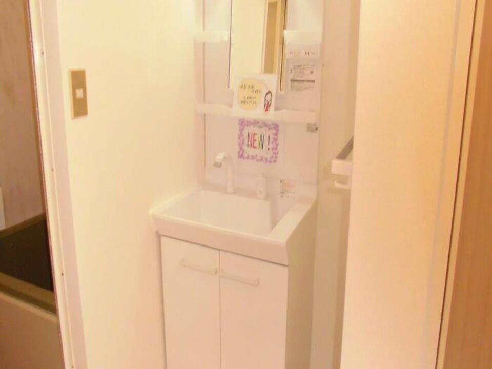 シャワー付洗面化粧台