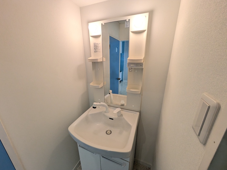 シャワー付洗面化粧台