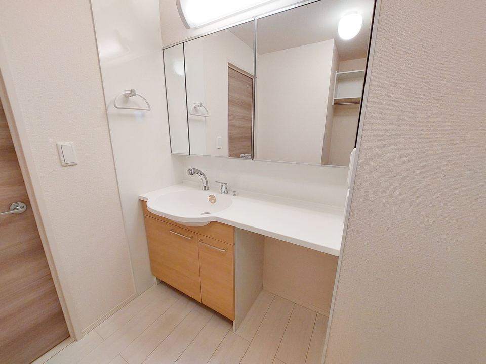 シャワー付洗面化粧台