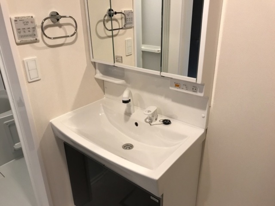 シャワー付洗面化粧台