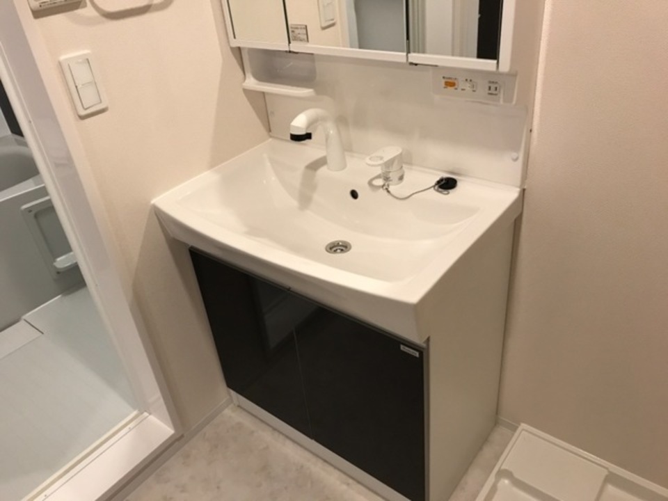 シャワー付洗面化粧台