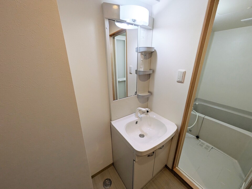 シャワー付洗面化粧台