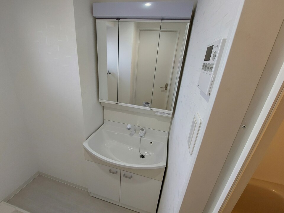 シャワー付洗面化粧台