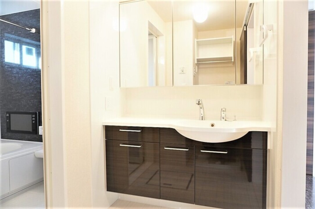 シャワー付洗面化粧台