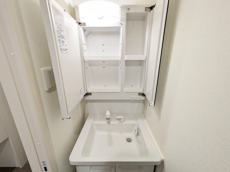 シャワー付洗面化粧台