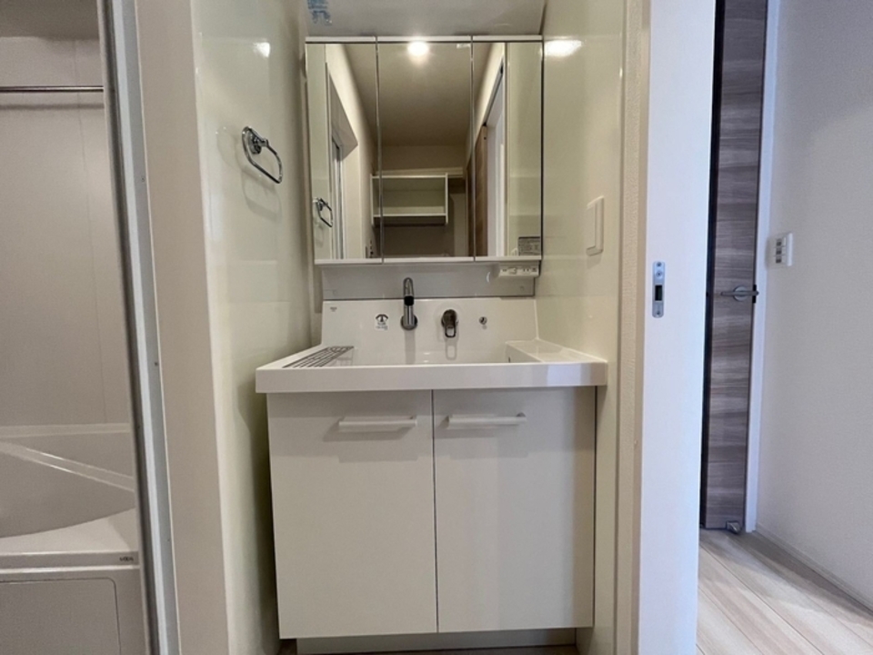 シャワー付洗面化粧台