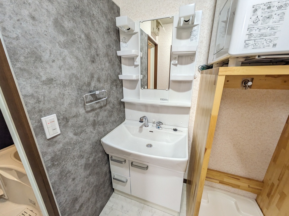 シャワー付洗面化粧台