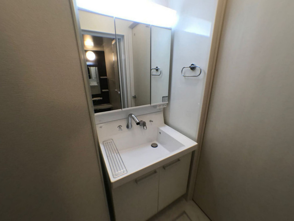 シャワー付洗面化粧台