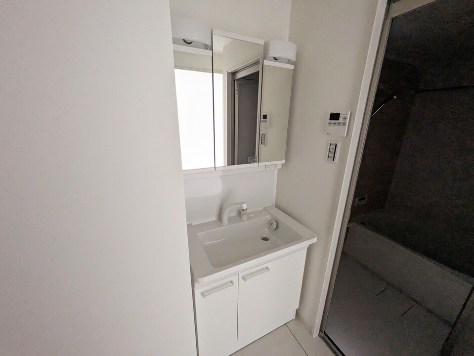 シャワー付洗面化粧台