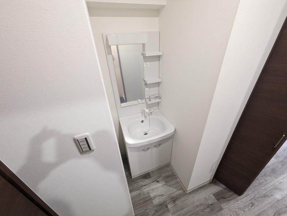 シャワー付洗面化粧台