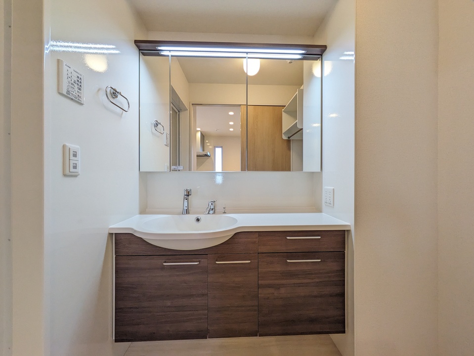 シャワー付洗面化粧台