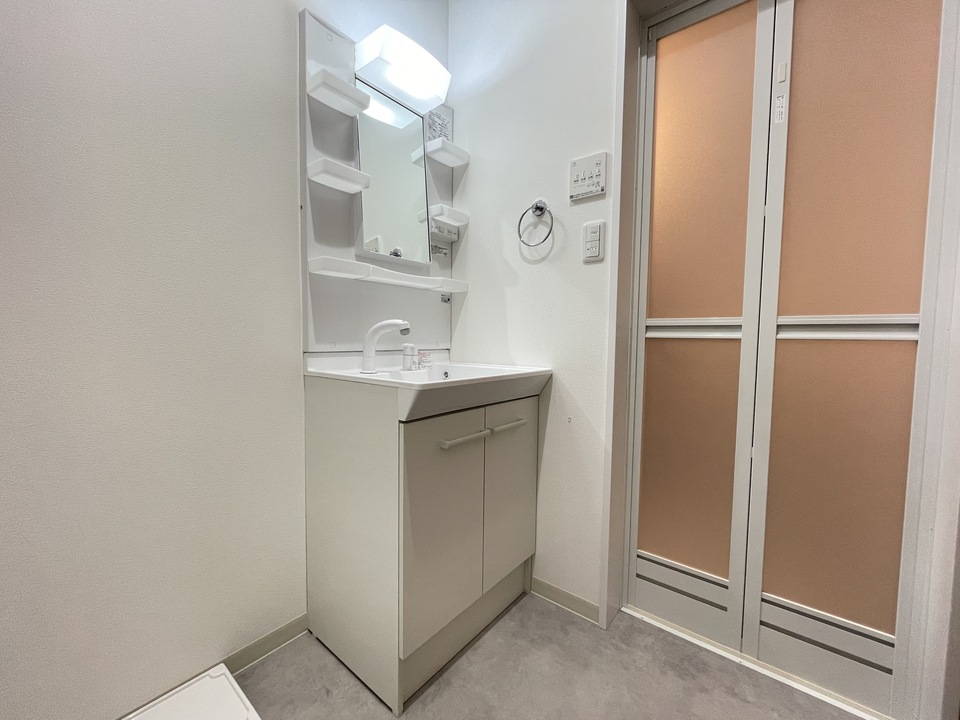 シャワー付洗面化粧台