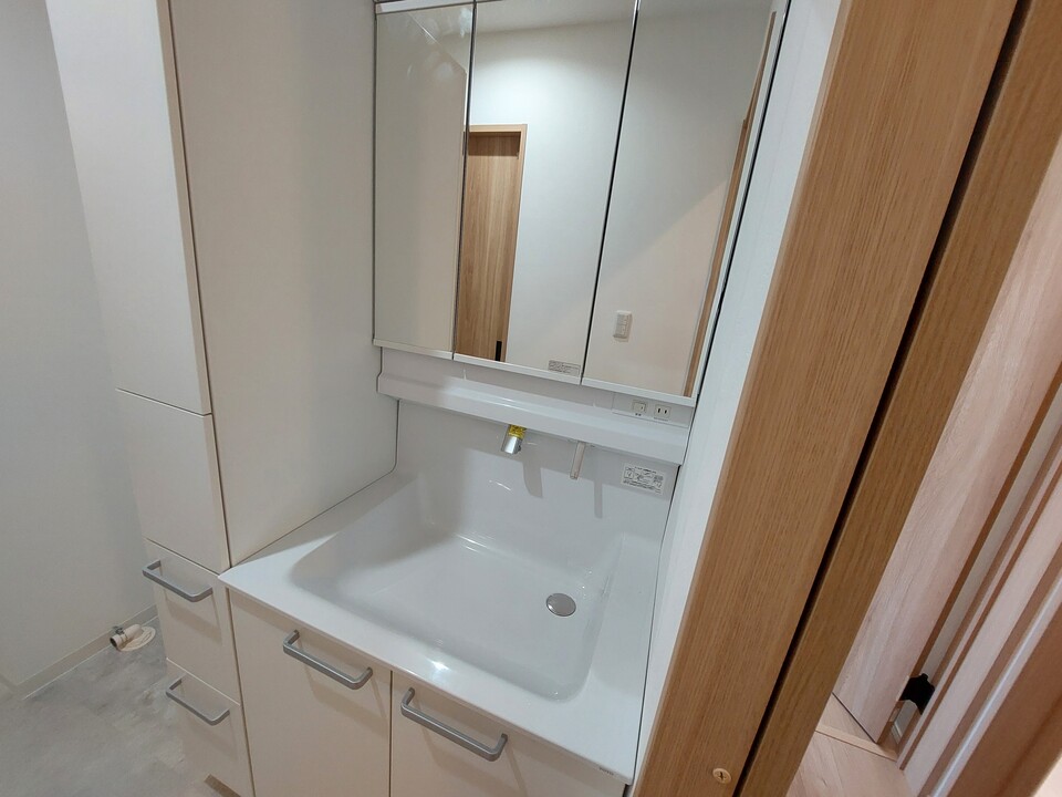 シャワー付洗面化粧台