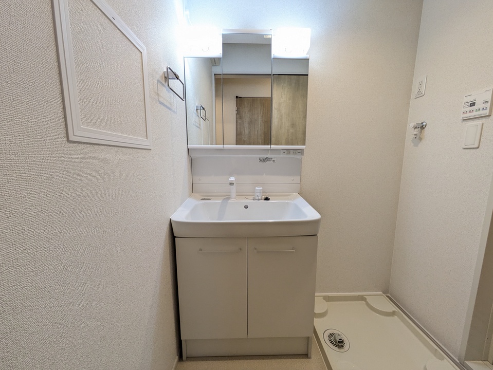 シャワー付洗面化粧台