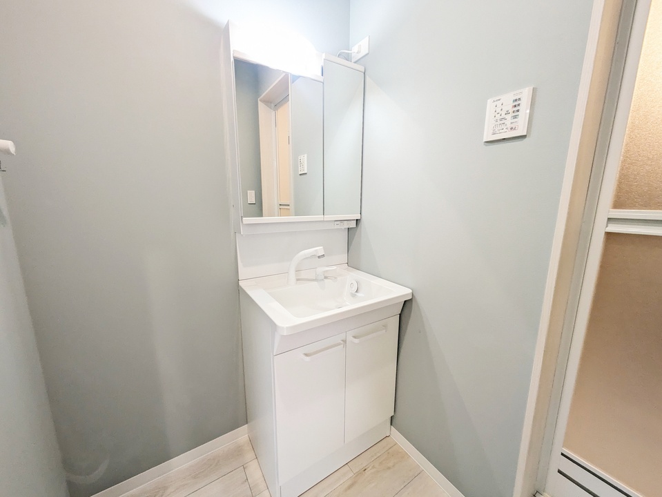 シャワー付洗面化粧台