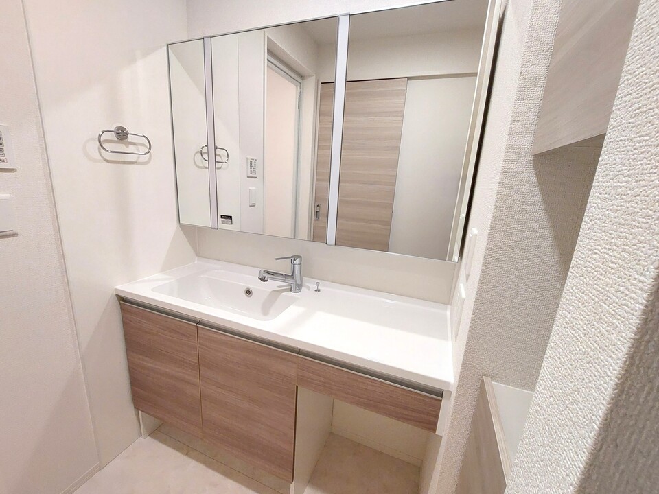 シャワー付洗面化粧台