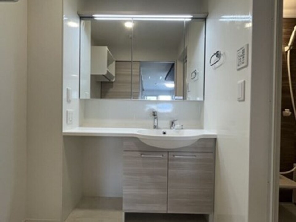 シャワー付洗面化粧台