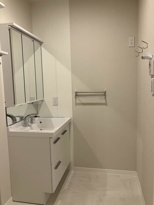 シャワー付洗面化粧台