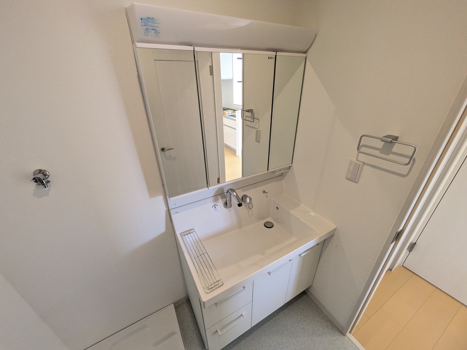 シャワー付洗面化粧台